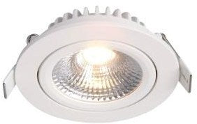 Cargue la imagen en el visor de la galería, Enzo ecodim led inbouwspot 5w dimtowarm 85mm 36gr rond verstelbaar wit - led4700
