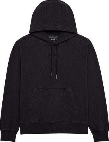 Load image into Gallery viewer, Fox head wordmark oversized fleece pullover
