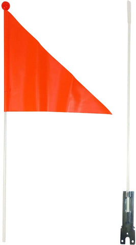 Veiligheidsvlag Deelbaar Veilig door het Verkeer Oranje