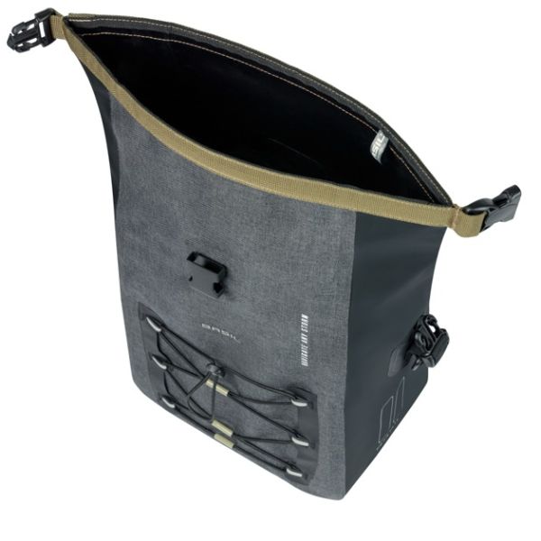 Load image into Gallery viewer, Basil enkele tas navigator storm m mik 12-15l 14 x 25 x 36 cm - zwart
