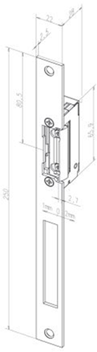 Load image into Gallery viewer, Effeff 11805 elektrische inbouw deuropener type 118 | spanningsloos vergrendeld | met diode | fafix | 22-42v=~ | (22-26v 100% ed) | din links en din rechts. - 10024986
