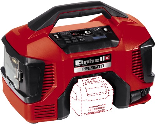 Load image into Gallery viewer, Einhell pressito solo - accu compressor | 18v | 11 bar | 21 l min - 4020460 4020460
