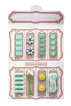 Jolee's boutique • embellishments turkoois notion kit