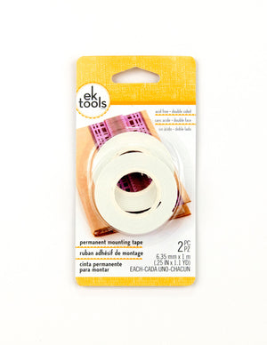 Ek tools • permanent mounting tape 6,35mm x 1m 2pcs