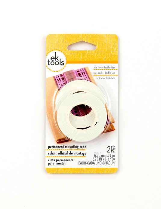 Ek tools • permanent mounting tape 6,35mm x 1m 2pcs