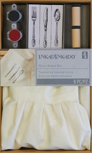 Inkadinkado ek success • diy kit half apron