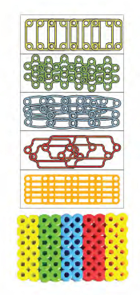 Perler • primary mix strijkkralen shapes