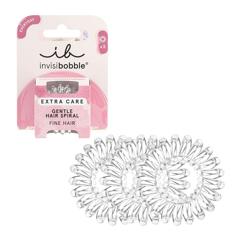 Load image into Gallery viewer, Invisibobble extra care gentle crystal clear 3 stuks
