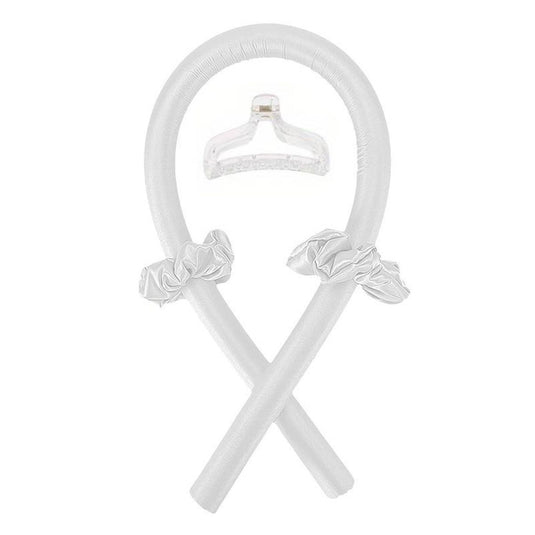 Voorkappers heatless curling set white