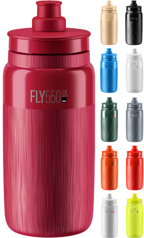 Load image into Gallery viewer, Elite fly tex drinking bottle 550ml | transparent-black
