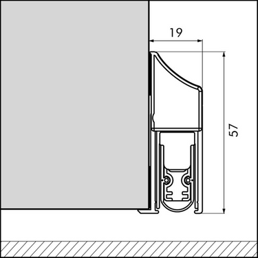 Ellen elegance em casette voor valdorpel | 1000mm - 208000510