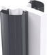 Ellen vingerbeschermingsprofiel finprotect+ 120-120 wit 250 - 805601250