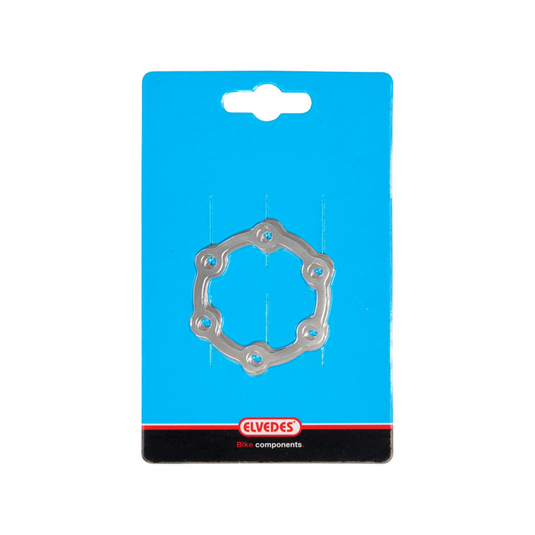 RVS remschijf vulplaatje Elvedes ø0,1 mm (8 stuks)