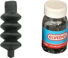 Elvedes rubberhoes V-brake zwart (15)