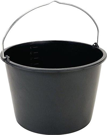 Berdal bouwemmer 20ltr zwart gripline-d
