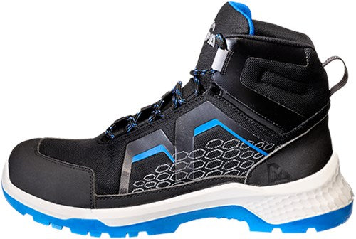 Emma safety footwear emma werkschoen crossforce fly xd hoog s3 | zwart blauw | maat 44 - 8715316154300