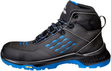 Emma safety footwear emma werkschoen crossforce xd hoog s3 | zwart blauw | maat 45 - 8715316154911