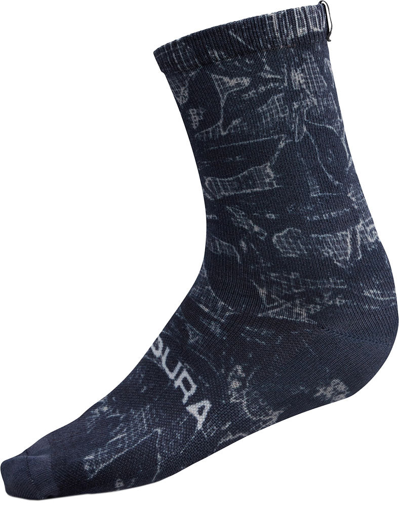Load image into Gallery viewer, Endura grid floral limited print - socks
