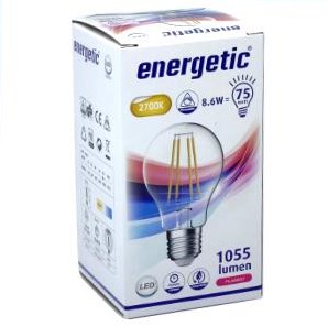 Enzo energetic led gls e27 7,8-75w 2700k filament helder dimbaar - 2720340