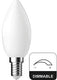 Enzo energetic led kaars e14 4,2-40w 2700k filament mat dimbaar - 2720512