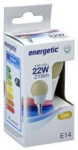 Chargez l'image dans la visionneuse de la galerie, Enzo energetic led kogel e14 2,9-22w 2400k flame - 2710240
