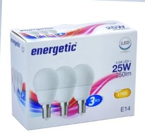 ギャラリービューアに画像をロードする, Enzo energetic led kogel e14 2,9-25w 2700k mat doos a3 - 2740014
