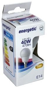 Chargez l'image dans la visionneuse de la galerie, Enzo energetic led kogel e14 4,9-40w 2700k mat - 2710222
