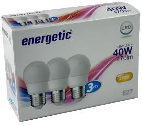 Load image into Gallery viewer, Enzo energitc kogel e27 5,6w mat 3-pack
