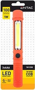 Enzo entac led werklamp 1w oranje 3xaaa - 5700245