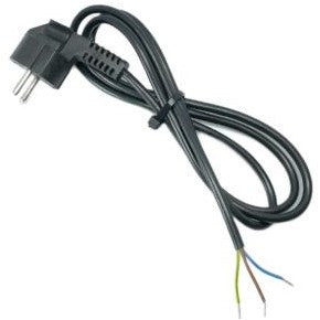 Cargue la imagen en el visor de la galería, Enzo aansluitsnoer 3x1 3,0 meter zwart pvc 1066242
