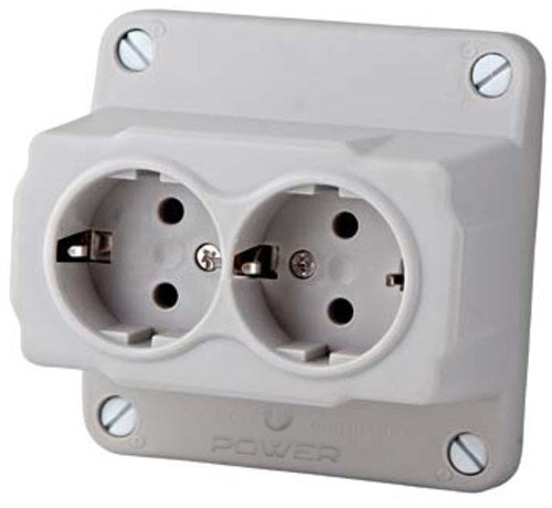 Cargue la imagen en el visor de la galería, Enzo abl deksel kabeldoos uni abl dubbel wcd - 4047870
