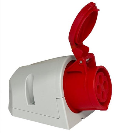 Enzo cee 4p 16a 400v opbouw wcd rood - 6315154