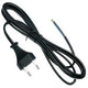 Enzo eurosnoer 2x0,75 zwart 3 meter 1065620