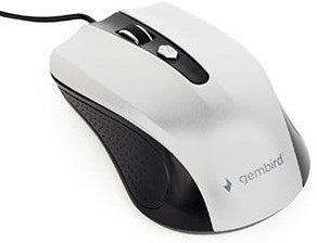 Enzo gembird optische muis usb zwart zilver 9510013