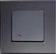 Enzo goobay bewegingsmelder inbouw zwart wand 3900320