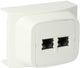 Enzo k40 2v data aansluitpunt wit - 4747265