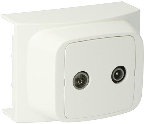 Enzo k40 rtv-antenne aansluitpunt wit - 4747255