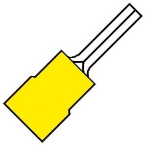 Enzo kabelschoen pen geel - 4433720