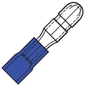 Cargue la imagen en el visor de la galería, Enzo kabelschoen rondsteker male blauw 5mm - 4433360
