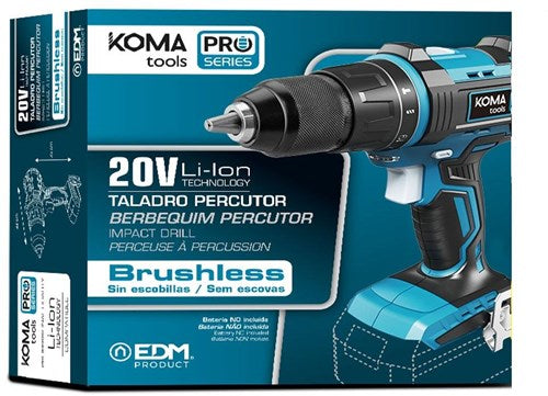 Laden Sie das Bild in Galerie -Viewer, Koma tools accu boormachine | koolborstelloos | 20v | zonder accu - 6490105
