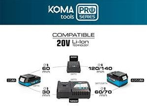 Chargez l'image dans la visionneuse de la galerie, Koma tools accu cirkelzaag | 20v | zonder accu - 6490130
