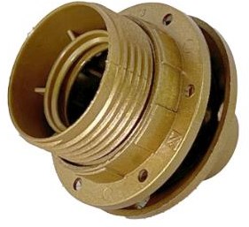 Laden Sie das Bild in Galerie -Viewer, Enzo lamphouder e27 goud m kraag + ring 6043004

