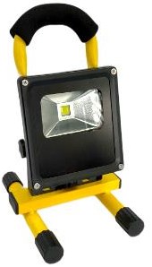Enzo led bouwlamp 10w oplaadbaar op statief 4000k ip65 - 5017682