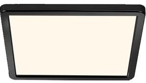 Enzo led plafonniere | oja 29 vierkant zwart 14,5w 3000k 4000k 29cm - 4802308
