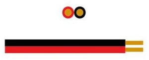 Enzo luidsprekersnoer 2 x 0,5 gmm rood zwart - 1394519