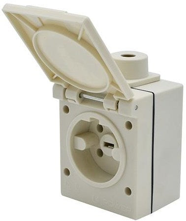 Laden Sie das Bild in Galerie -Viewer, Enzo perilex opbouw stopcontact | 16a swd ip44 power - 4052914
