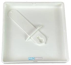 Enzo plafondplaat vierkant wit 4214140