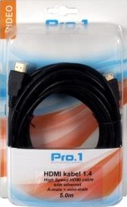 Enzo pro-1 hdmi kabel male naar mini hdmi 5 meter - 9285044