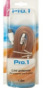 ギャラリービューアに画像をロードする, Enzo pro-1 lint antenne met coax plug 1,5 meter 9293005
