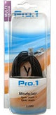 Enzo pro-1 modulair 6p4c naar 6p4c zwart 3.0 meter 9297015